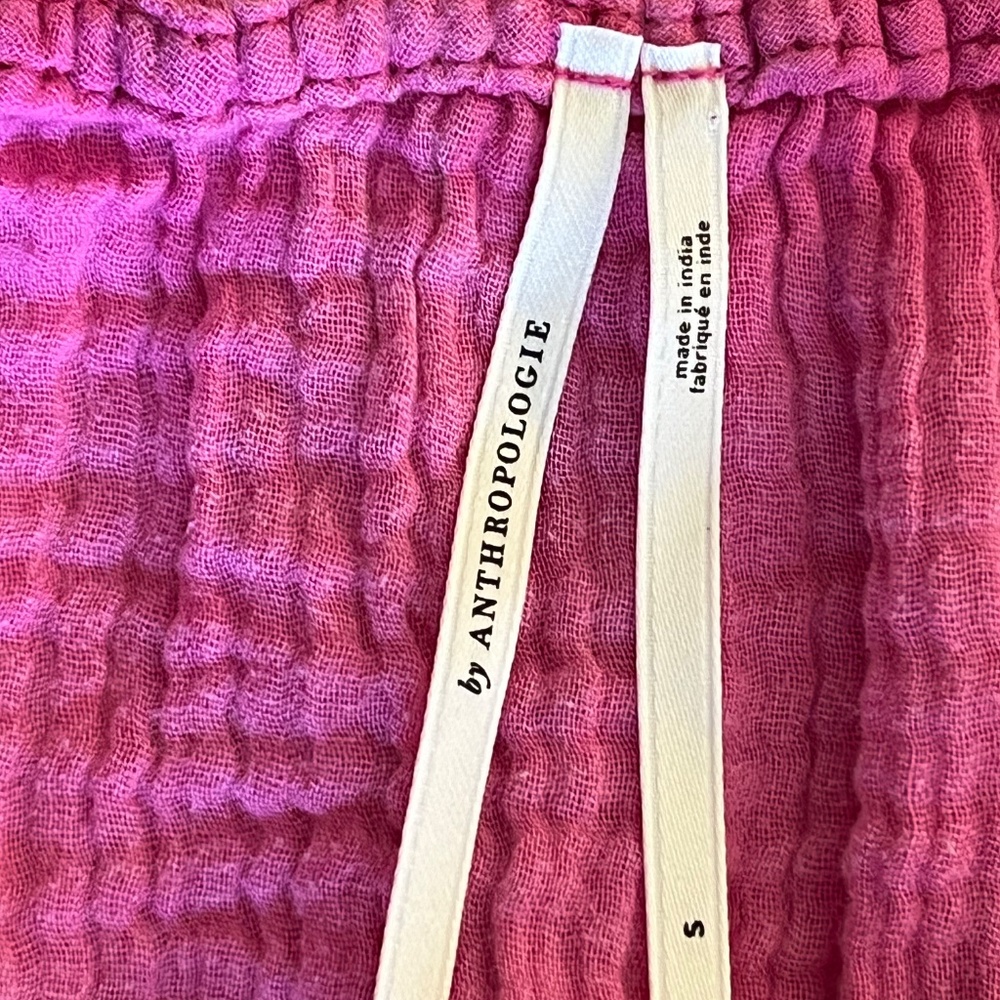 Anthropologie Pink Spaghetti Strap Sundress Resort Wear - Picture 5 of 10